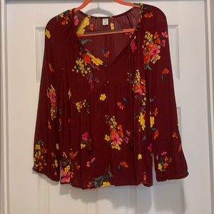Old Navy Long Sleeve Blouse